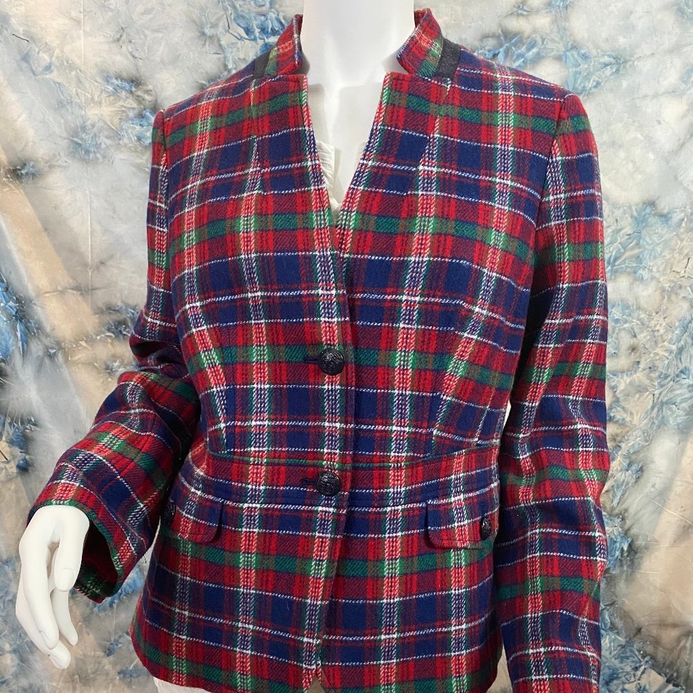 Talbots - Plaid Blazer